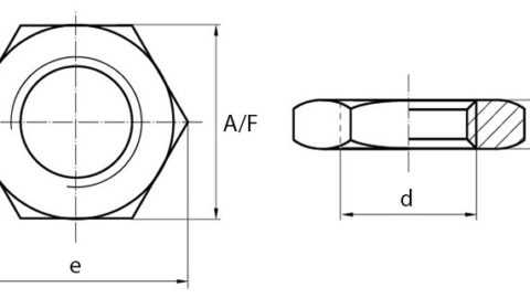 Plastic Hexagon Half Nuts | Flat Nuts | Thin Nuts | Fastenright Ltd