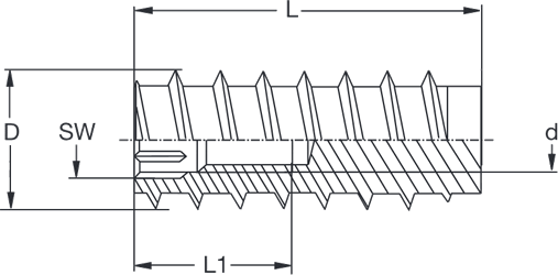 Insert Nut for Hard Wood (IN03) | Fastenright Ltd