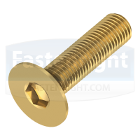 Brass Hexagon Socket Countersunk Screws DIN 7991